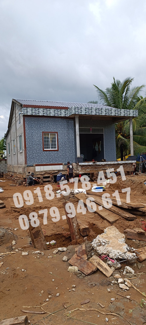 di doi nha ngang 8m dai 12m lui 10m nang cao 1m tai tien giang 1